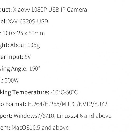 Xiaovv USB Web Camera 1080p HD webcam