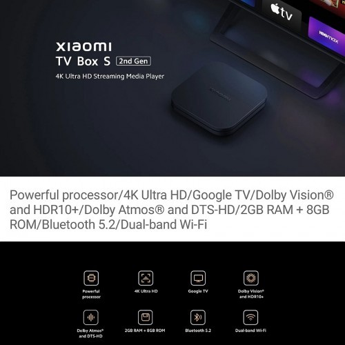 Mi TV Box S 4K 2nd Generation Android