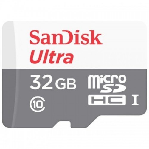 SanDisk MicroSD 32GB Ultra UHS-I + Adapter Minniskort Memory card